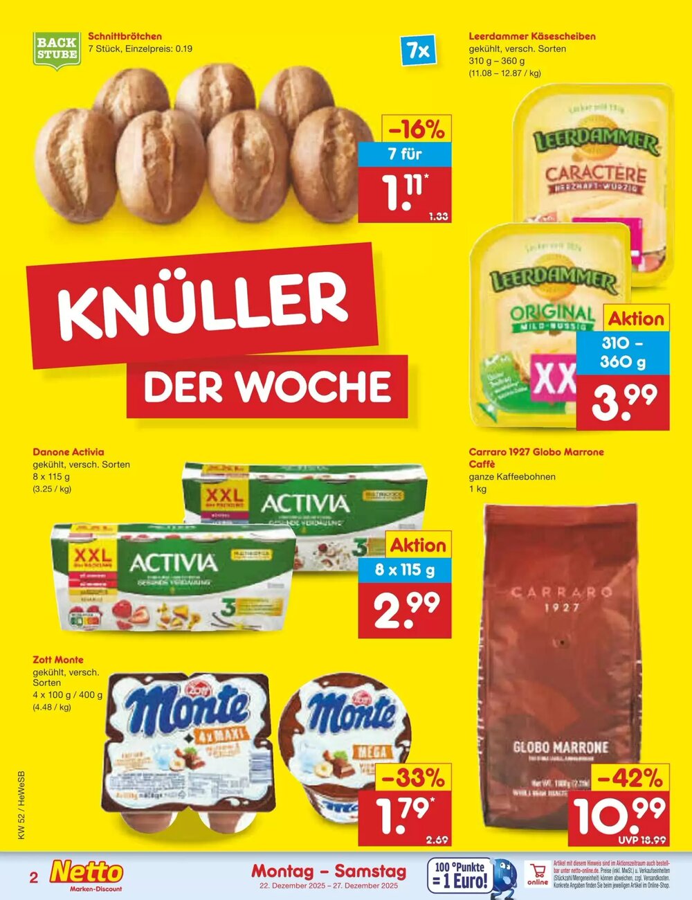 Netto Marken-Discount Prospekt (ab 22.12.2025) zum Blättern - Seite 2