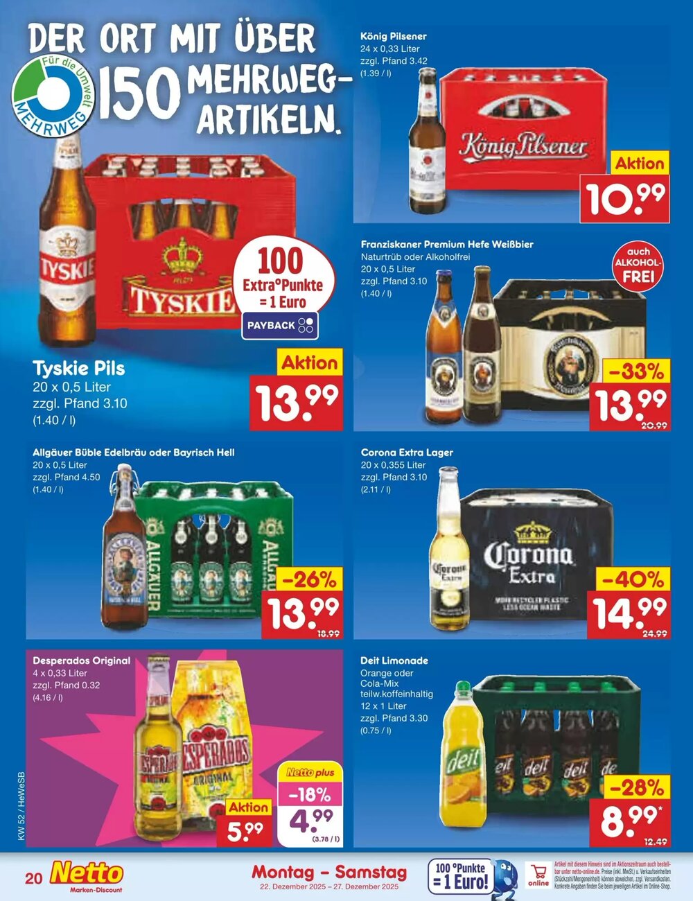 Netto Marken-Discount Prospekt (ab 22.12.2025) zum Blättern - Seite 20