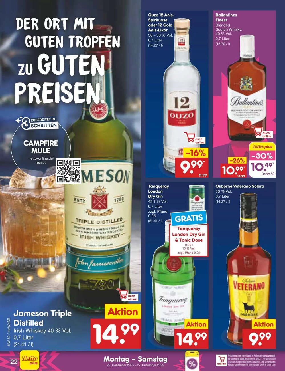 Netto Marken-Discount Prospekt (ab 22.12.2025) zum Blättern - Seite 22