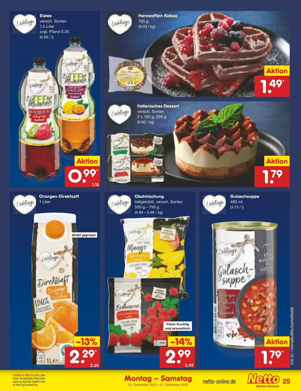 Netto Marken-Discount Prospekt (ab 22.12.2025) zum Blättern - Seite 25
