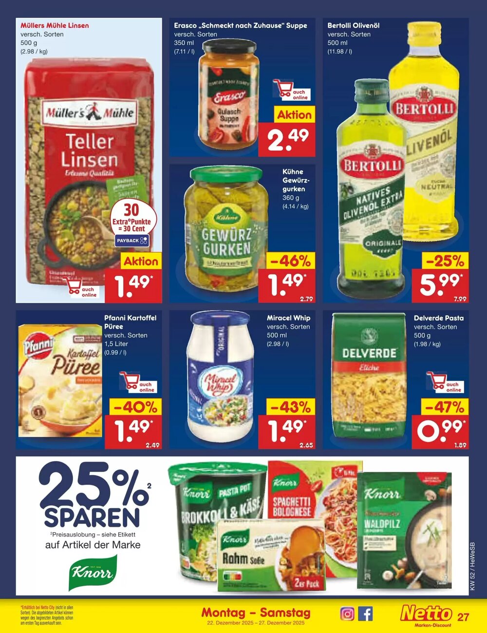Netto Marken-Discount Prospekt (ab 22.12.2025) zum Blättern - Seite 27