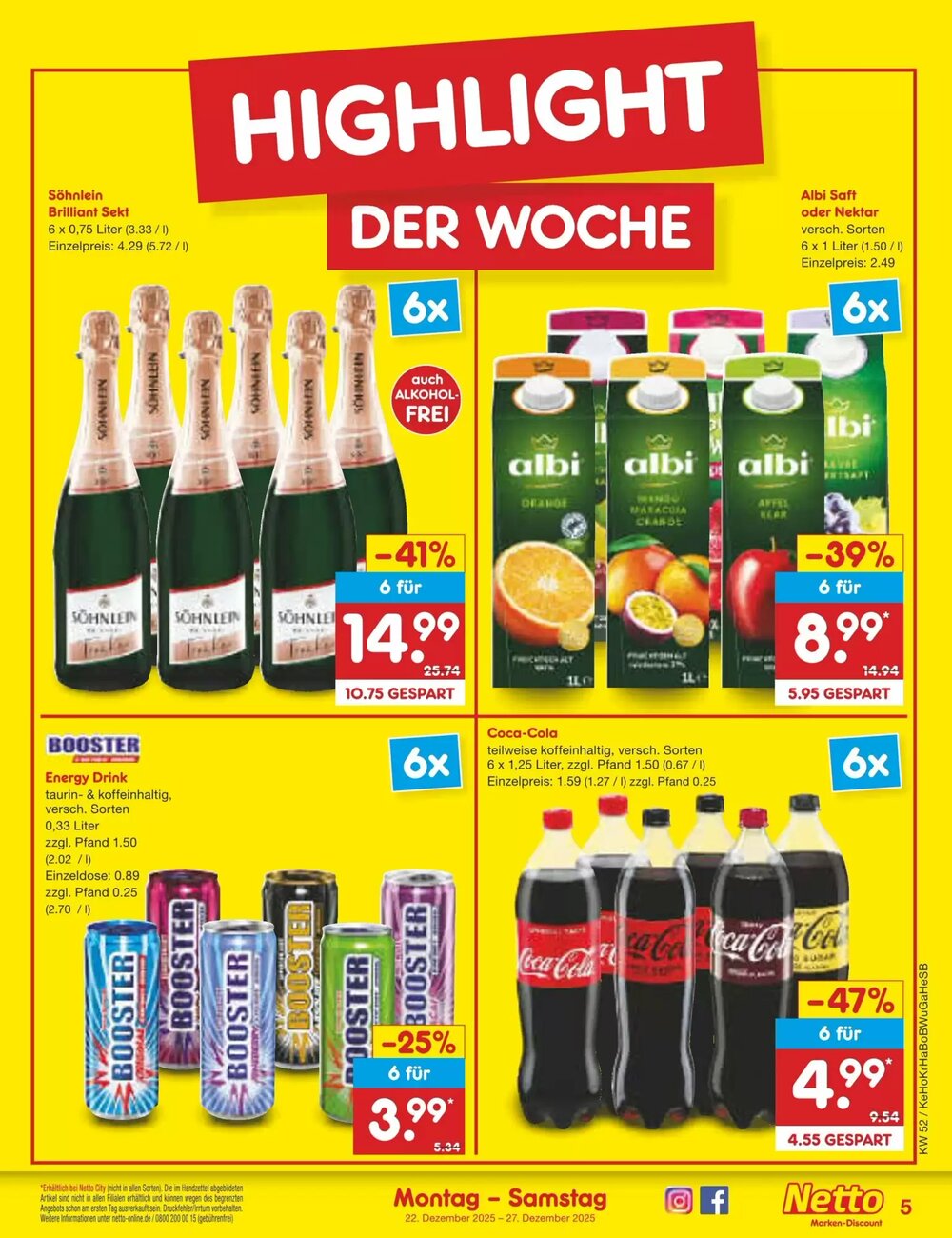 Netto Marken-Discount Prospekt (ab 22.12.2025) zum Blättern - Seite 5