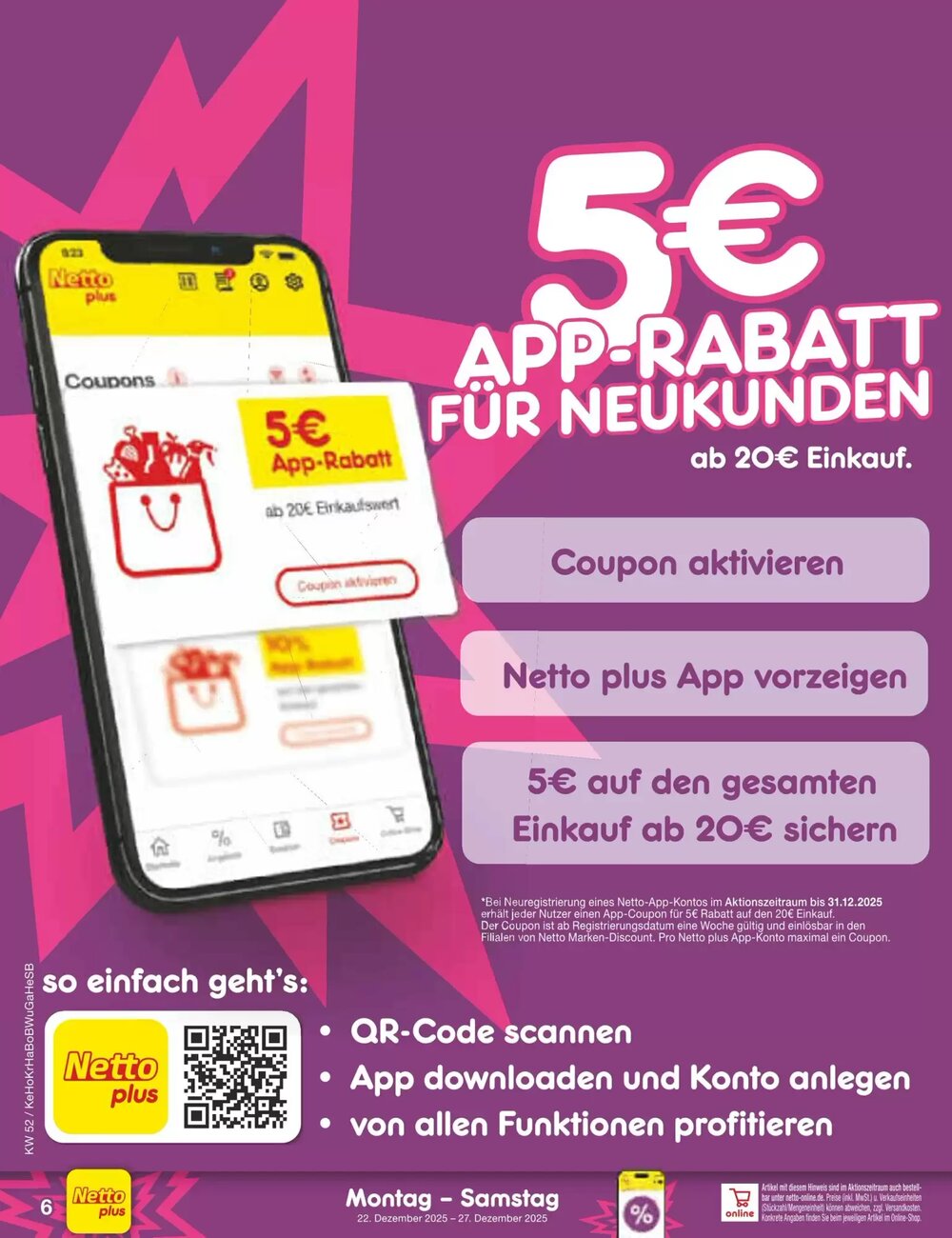 Netto Marken-Discount Prospekt (ab 22.12.2025) zum Blättern - Seite 6
