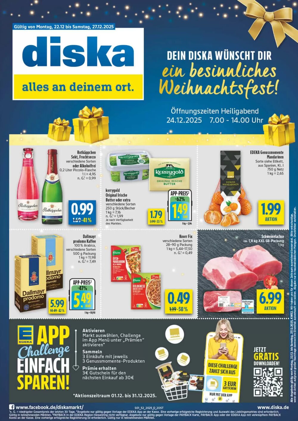 diska Prospekt (ab 22.12.2025) zum Blättern - Seite 1