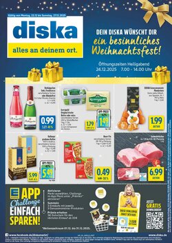 diska Prospekt (ab 22.12.2025) zum Blättern