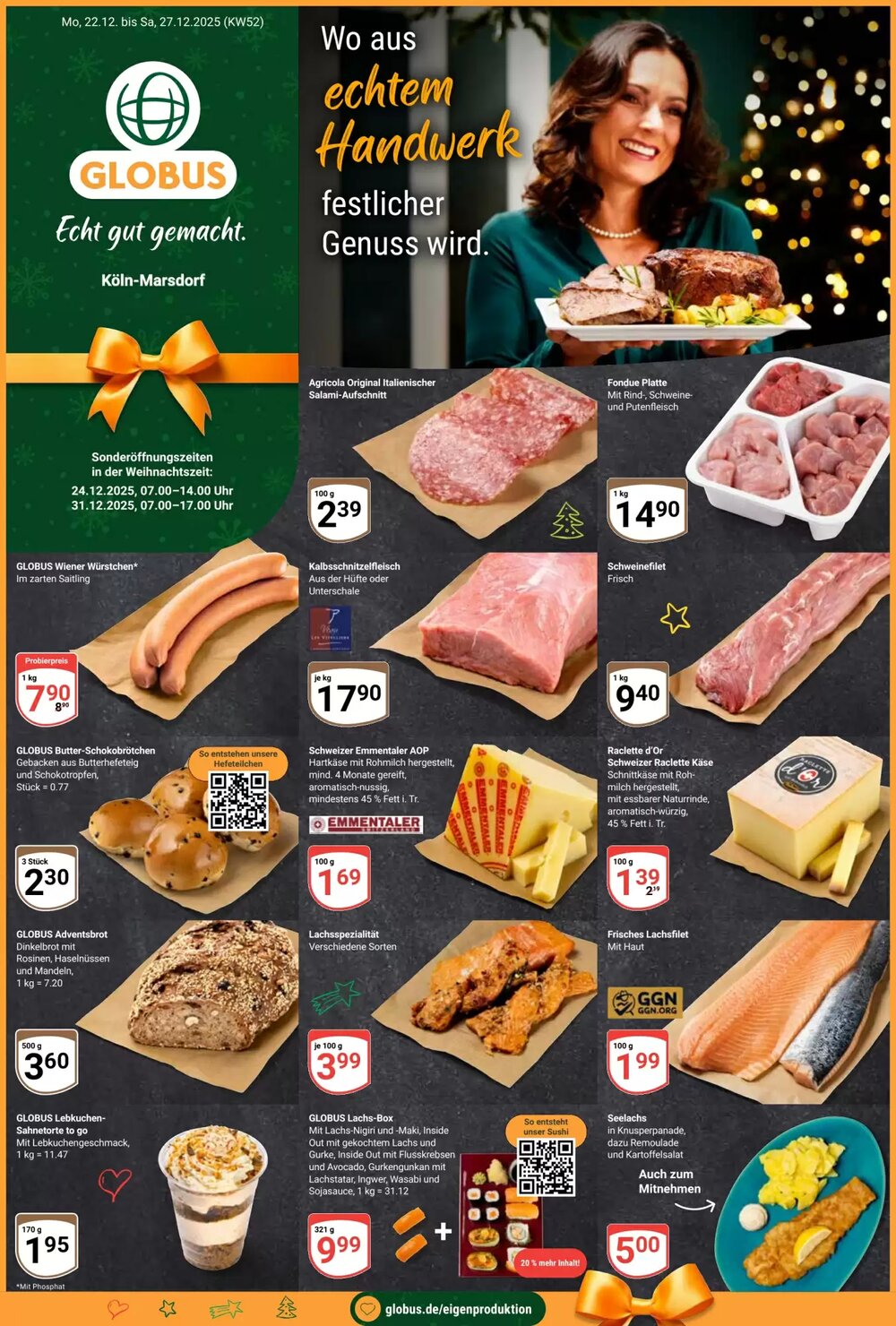 Globus Prospekt (ab 22.12.2025) zum Blättern - Seite 1