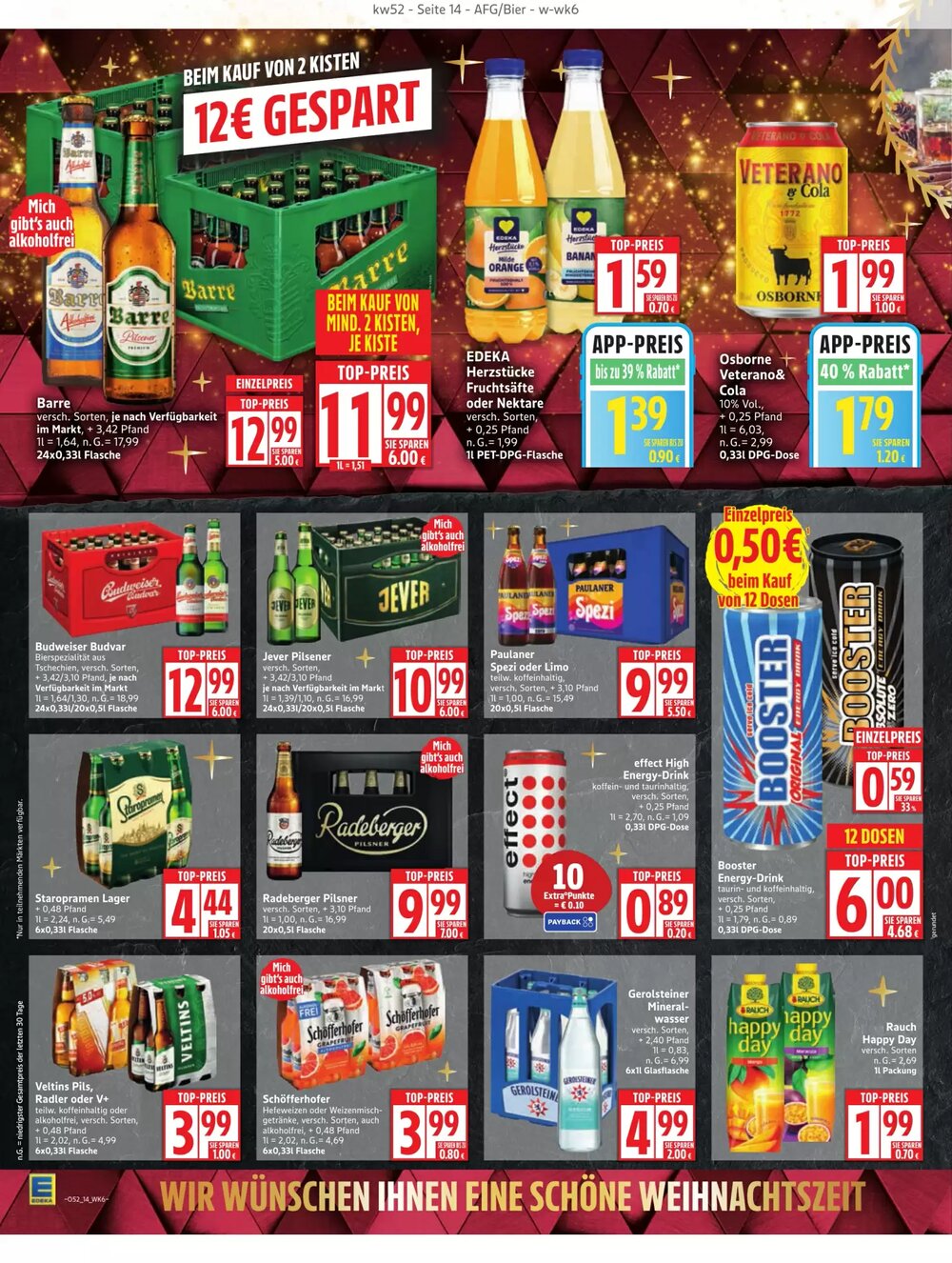 Edeka Prospekt (ab 22.12.2025) zum Blättern - Seite 14