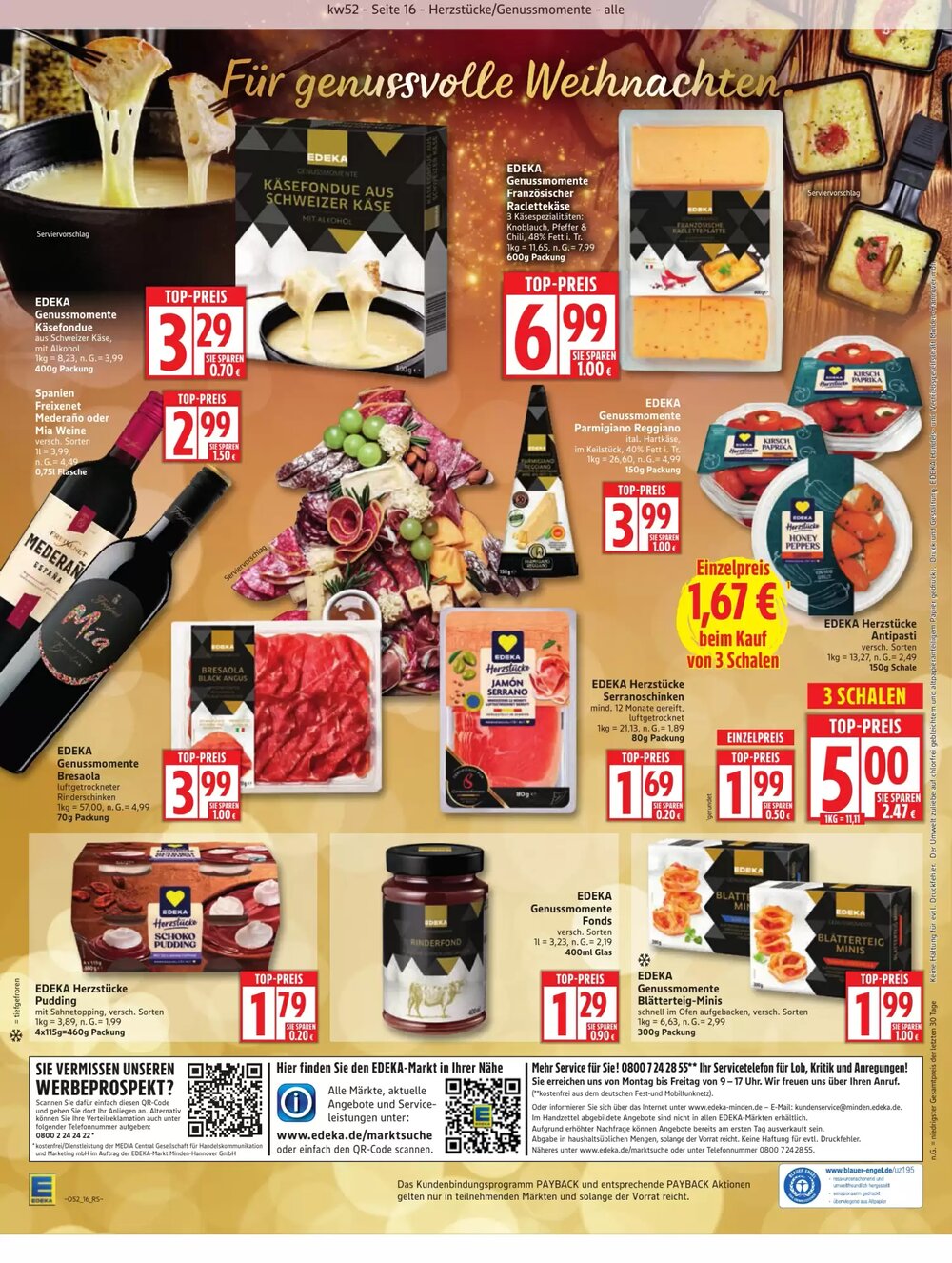 Edeka Prospekt (ab 22.12.2025) zum Blättern - Seite 16