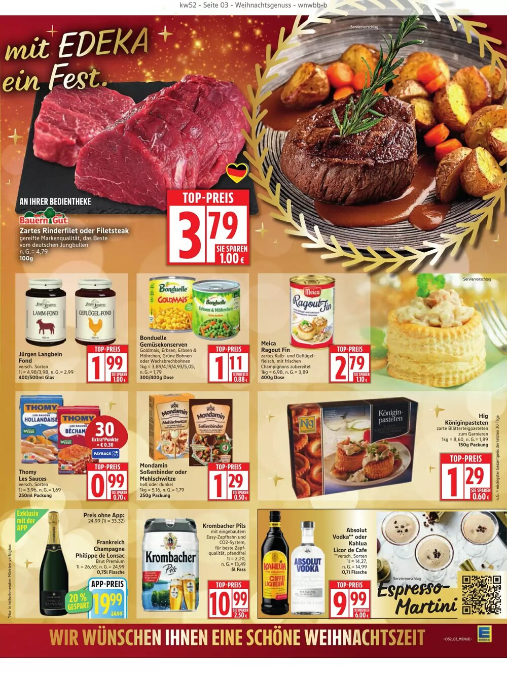 Edeka Prospekt (ab 22.12.2025) zum Blättern - Seite 3