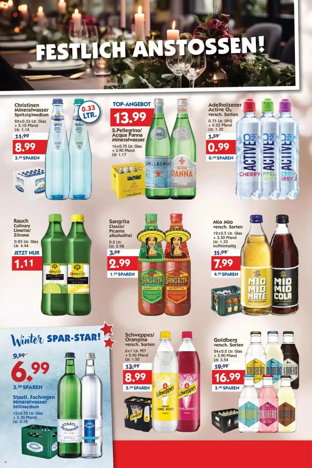 Hol'ab Getränkemarkt Prospekt (ab 22.12.2025) zum Blättern - Seite 4