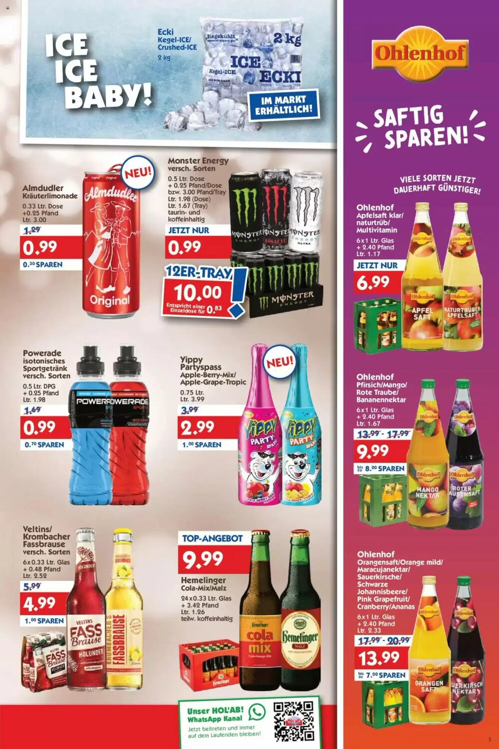 Hol'ab Getränkemarkt Prospekt (ab 22.12.2025) zum Blättern - Seite 5