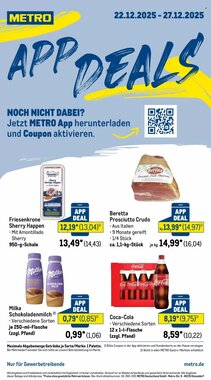 METRO Prospekt (ab 22.12.2025) zum Blättern