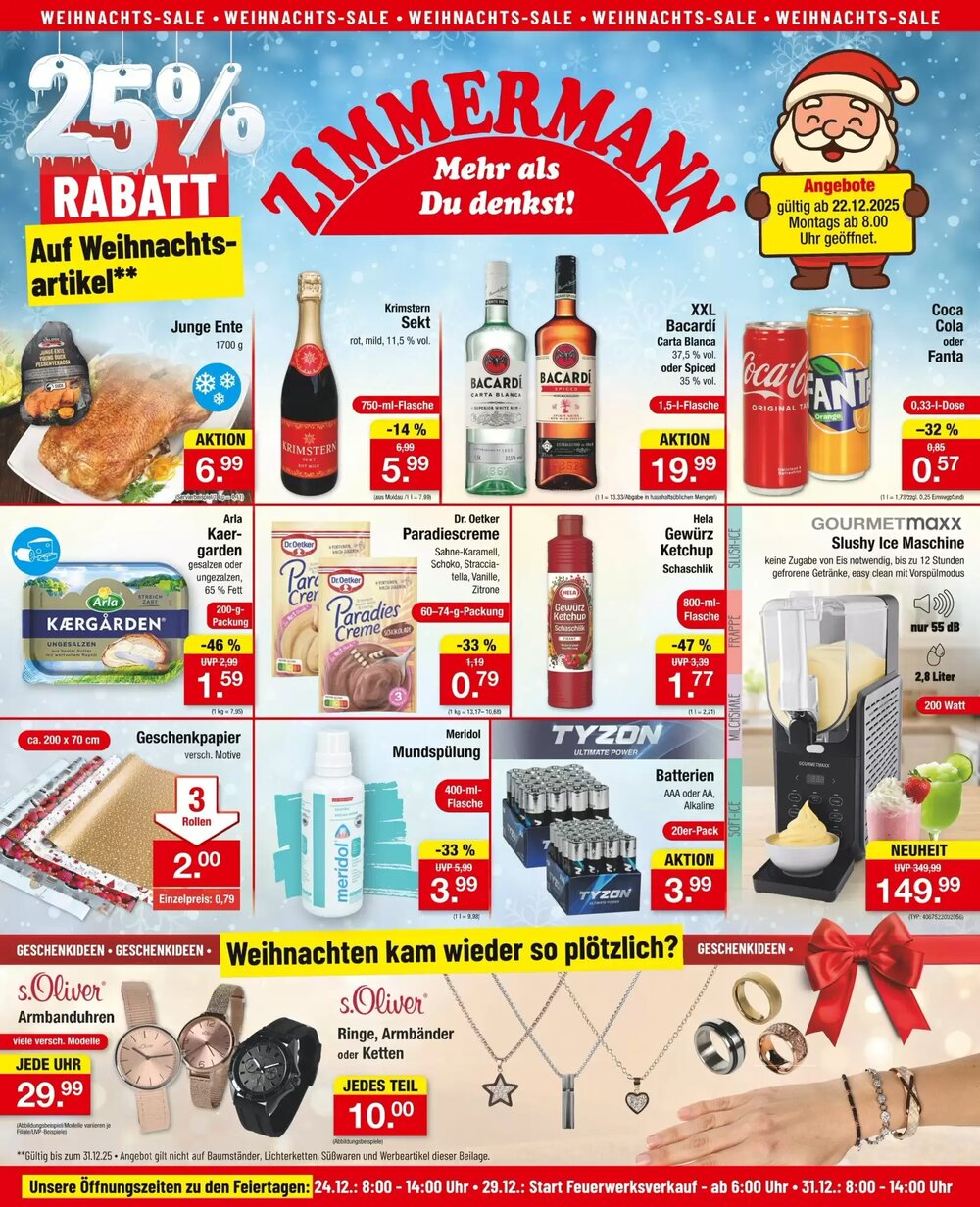 Zimmermann Prospekt (ab 22.12.2025) zum Blättern - Seite 1