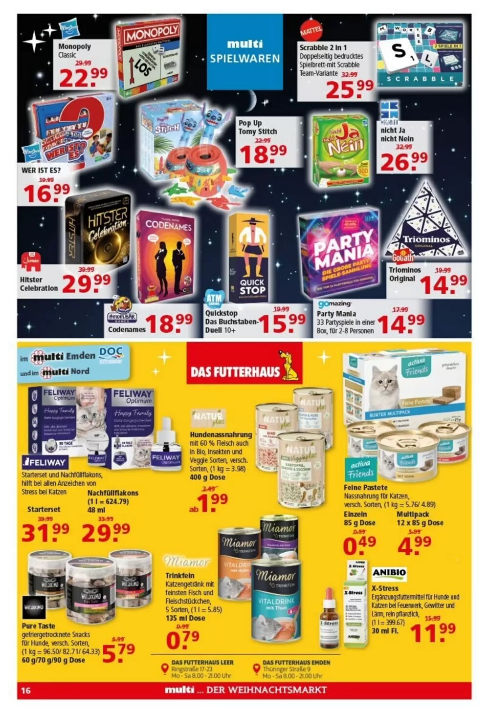 Multi Markt Prospekt (ab 22.12.2025) zum Blättern - Seite 16