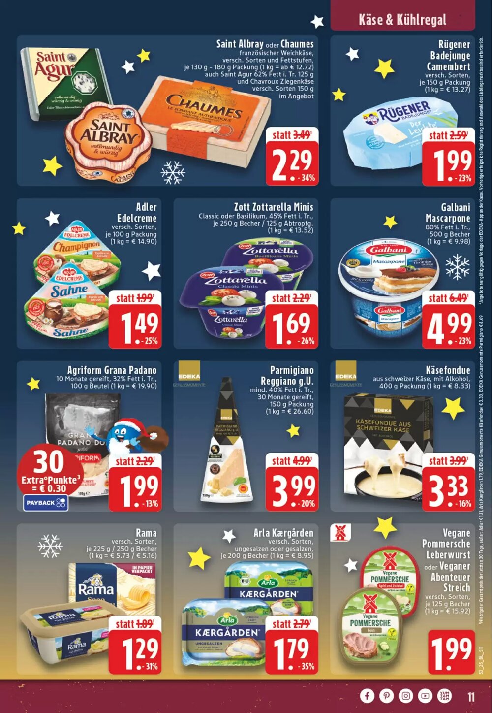 EDEKA Vogl Prospekt (ab 22.12.2025) zum Blättern - Seite 11