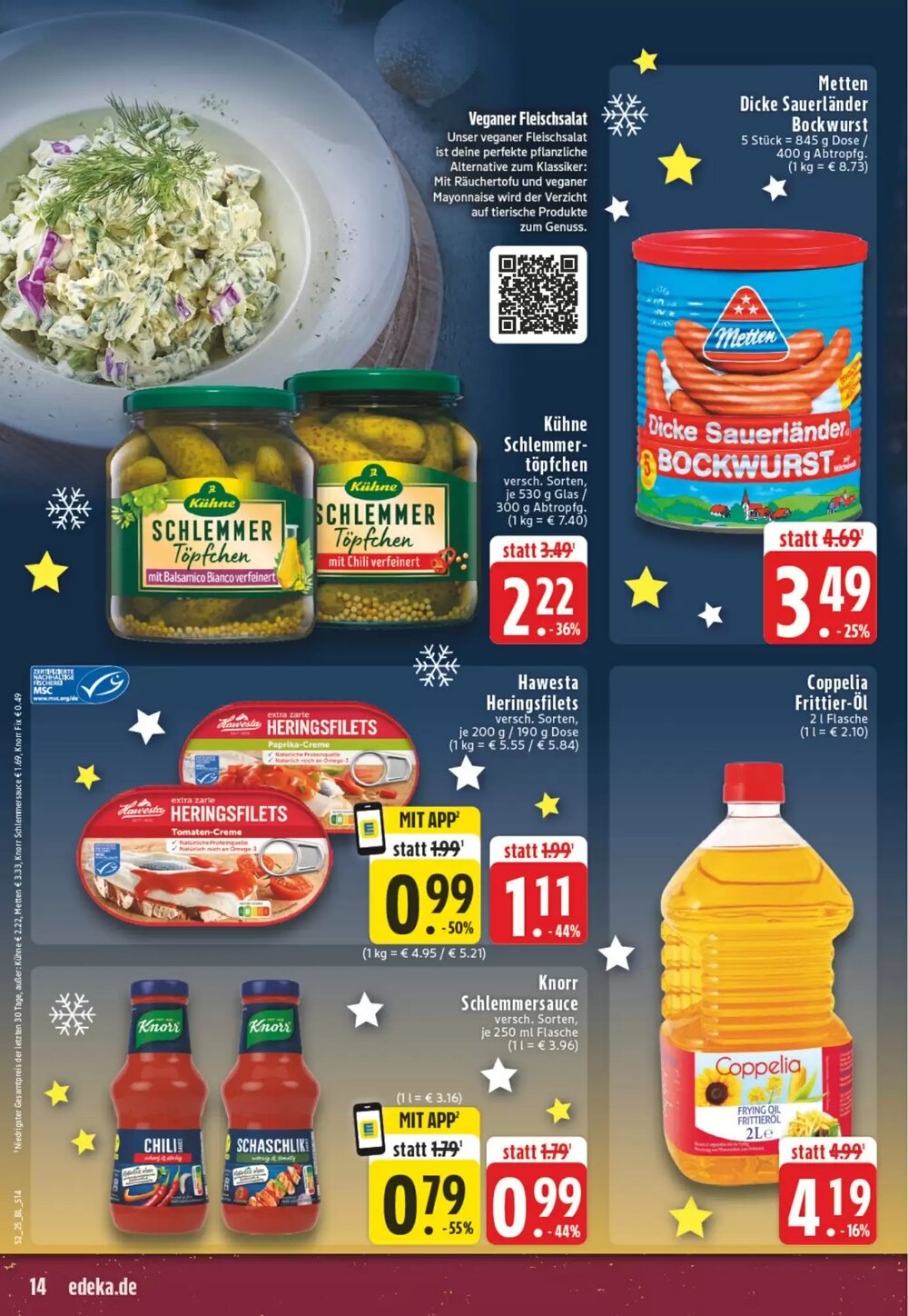 EDEKA Vogl Prospekt (ab 22.12.2025) zum Blättern - Seite 14