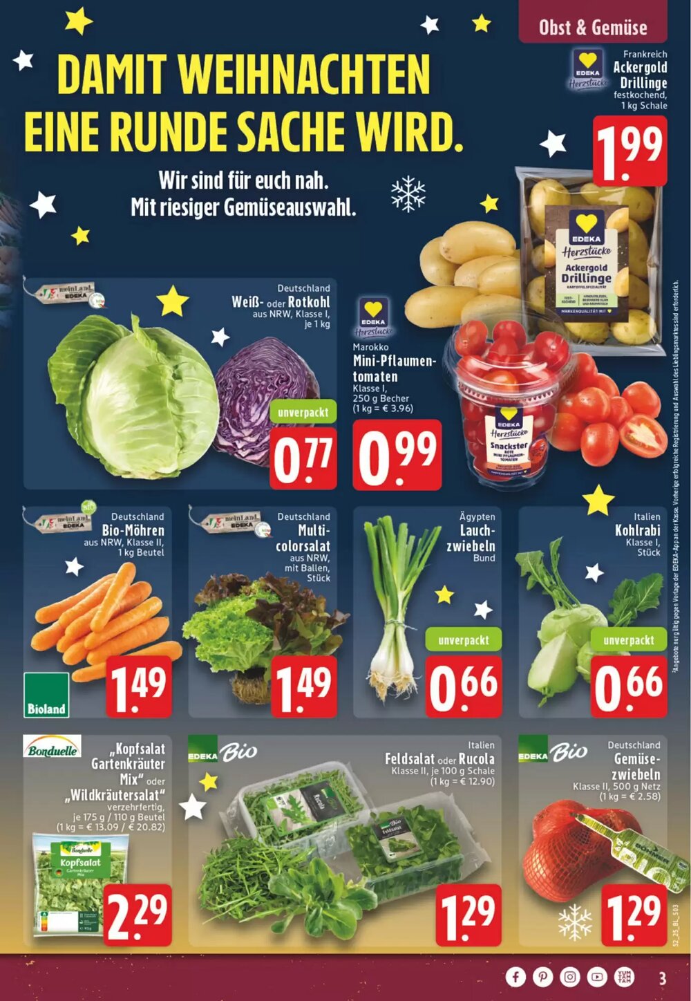 EDEKA Vogl Prospekt (ab 22.12.2025) zum Blättern - Seite 3