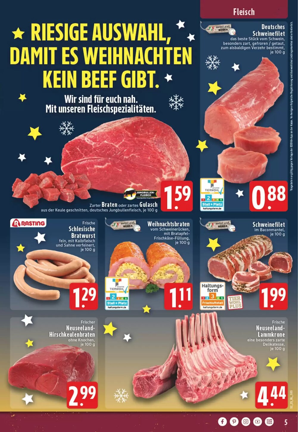 EDEKA Vogl Prospekt (ab 22.12.2025) zum Blättern - Seite 5