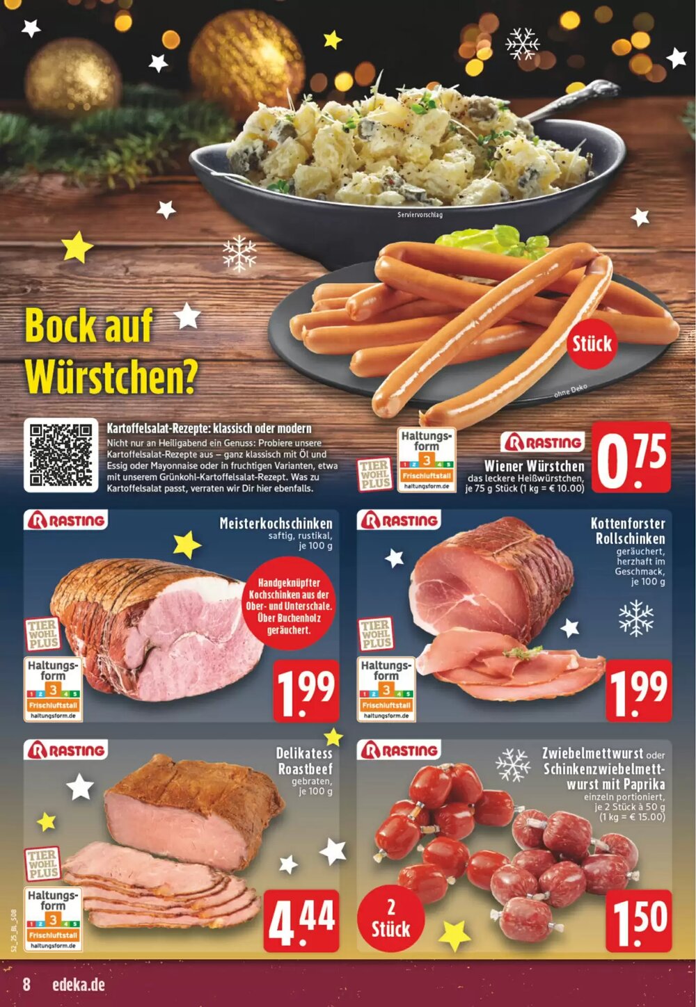 EDEKA Vogl Prospekt (ab 22.12.2025) zum Blättern - Seite 8