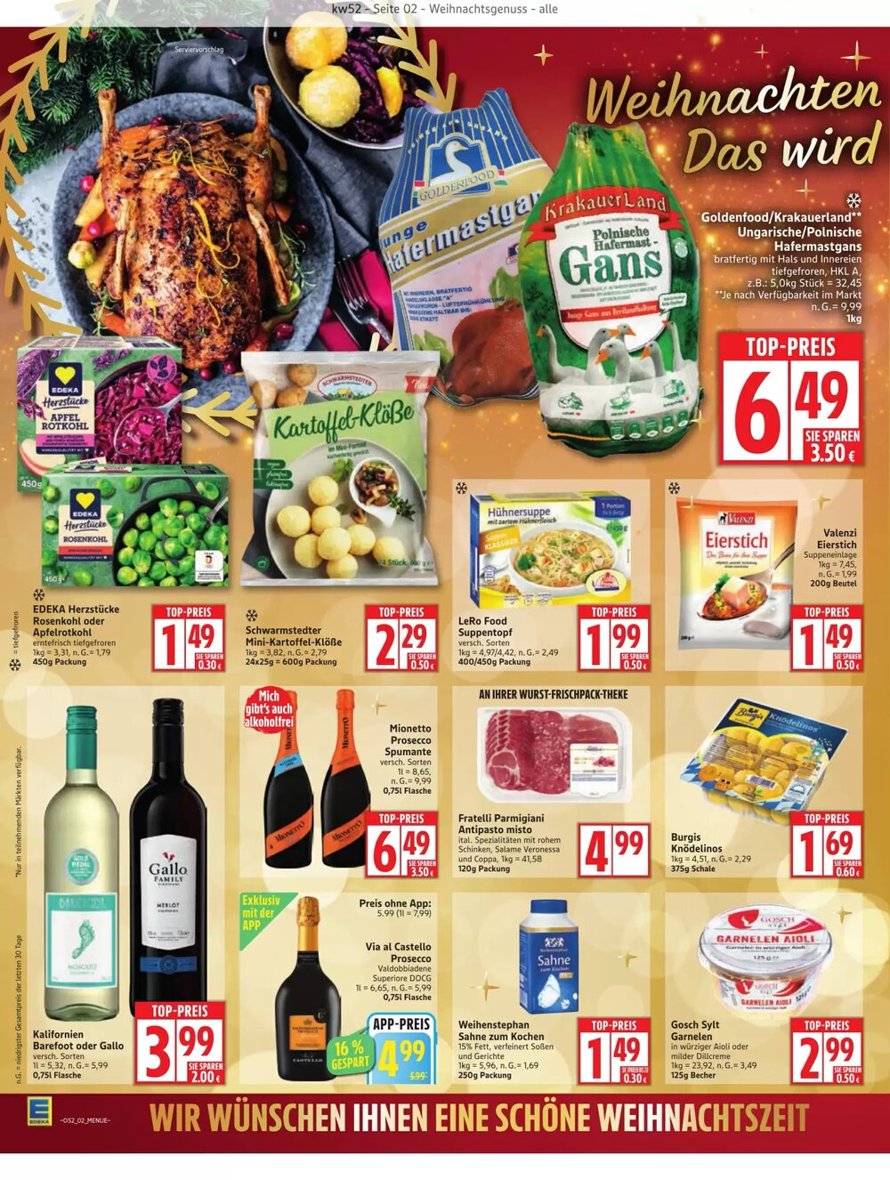 Edeka Prospekt (ab 22.12.2025) zum Blättern - Seite 2