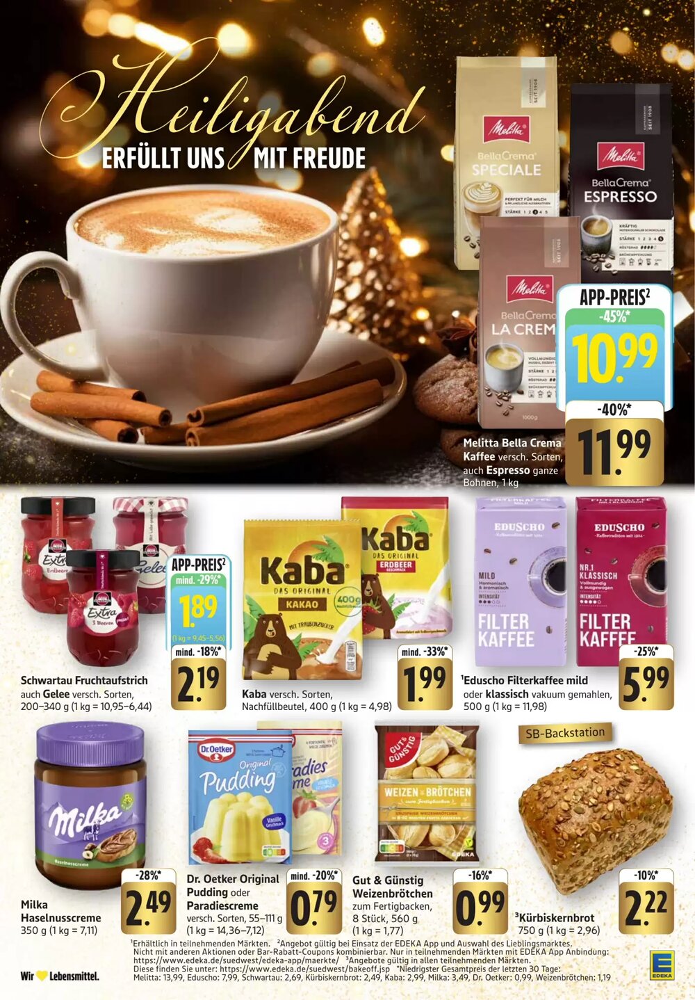 EDEKA Berger Prospekt (ab 22.12.2025) zum Blättern - Seite 28