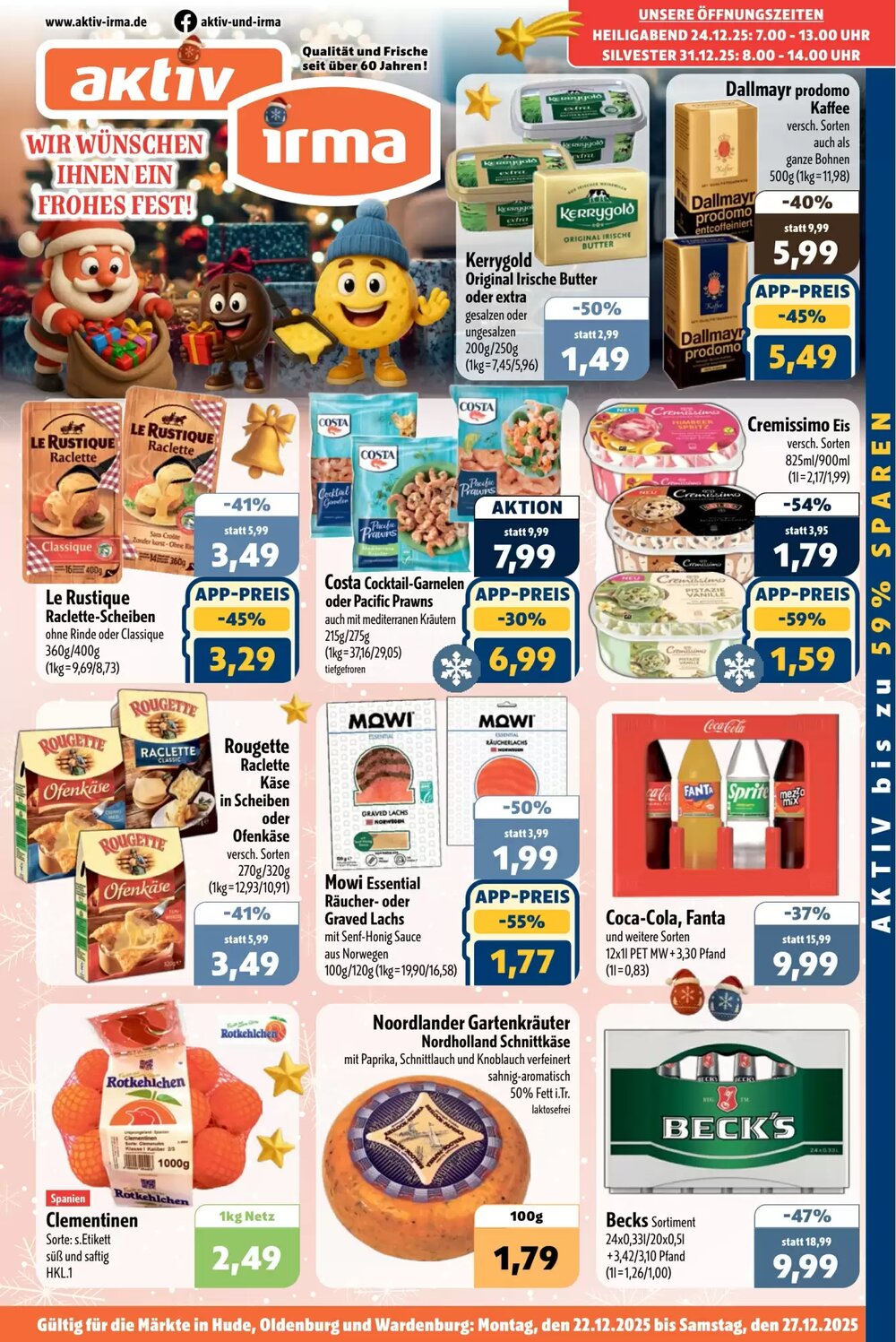 Aktiv Irma Prospekt (ab 22.12.2025) zum Blättern - Seite 1
