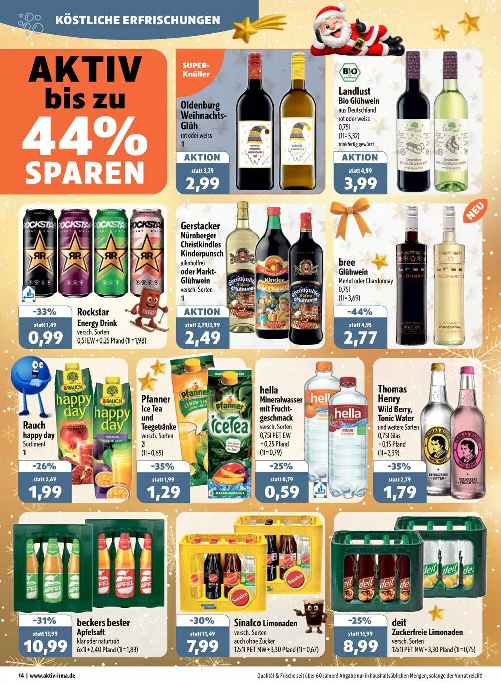 Aktiv Irma Prospekt (ab 22.12.2025) zum Blättern - Seite 14