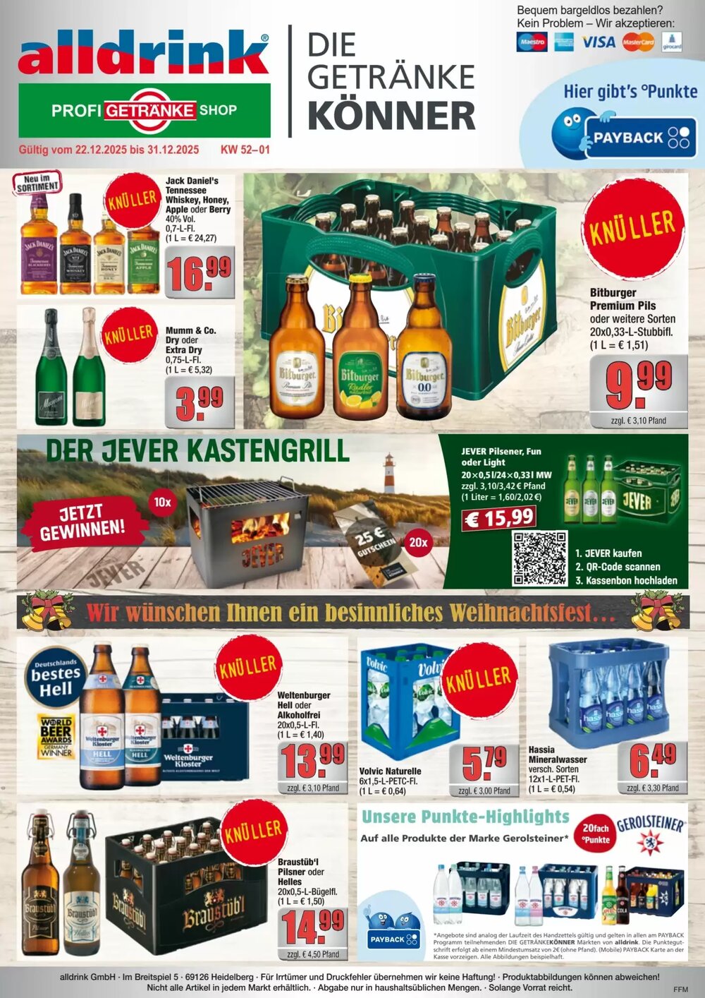 alldrink Prospekt (ab 22.12.2025) zum Blättern - Seite 1