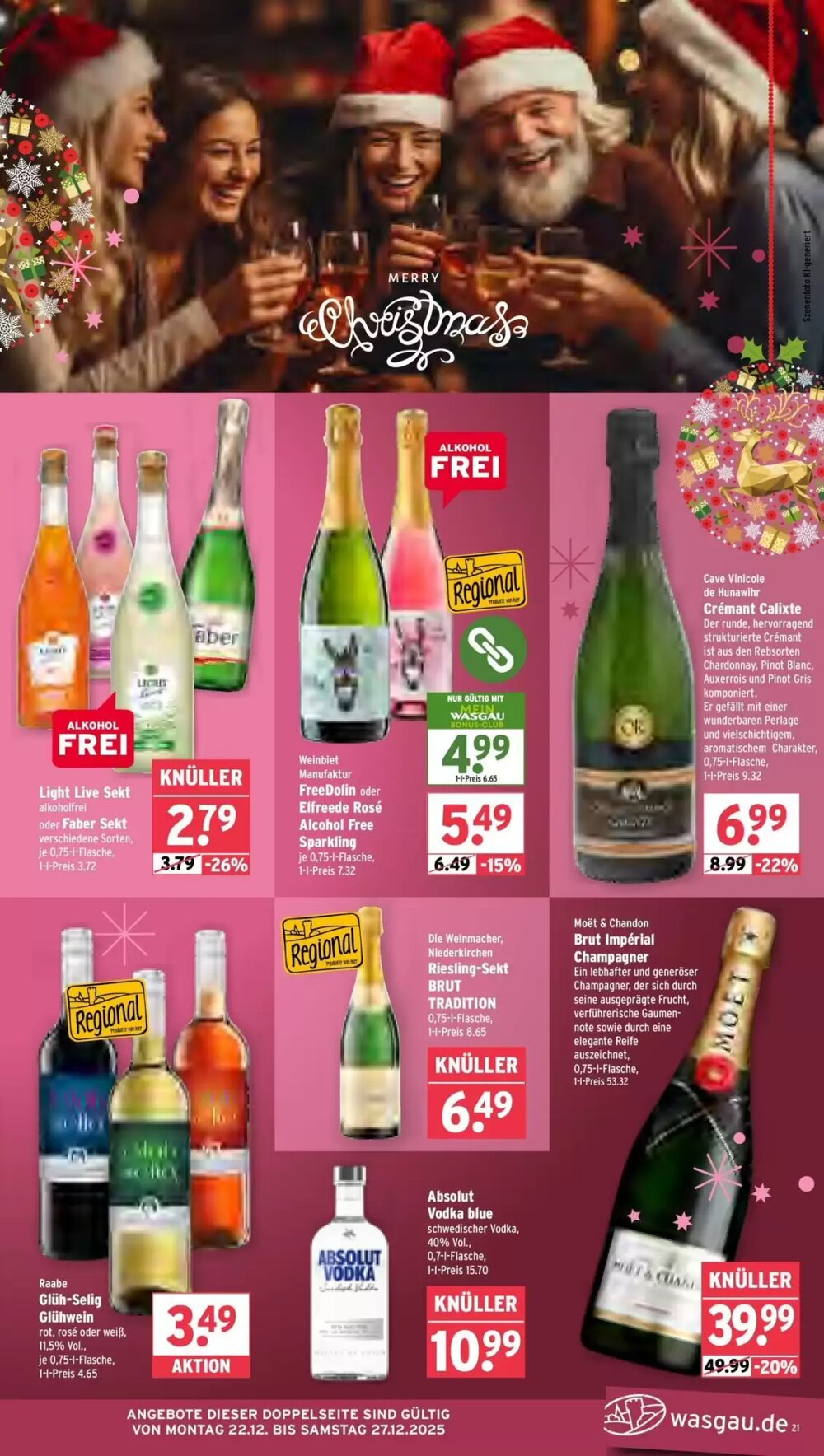 Wasgau Prospekt (ab 22.12.2025) zum Blättern - Seite 21