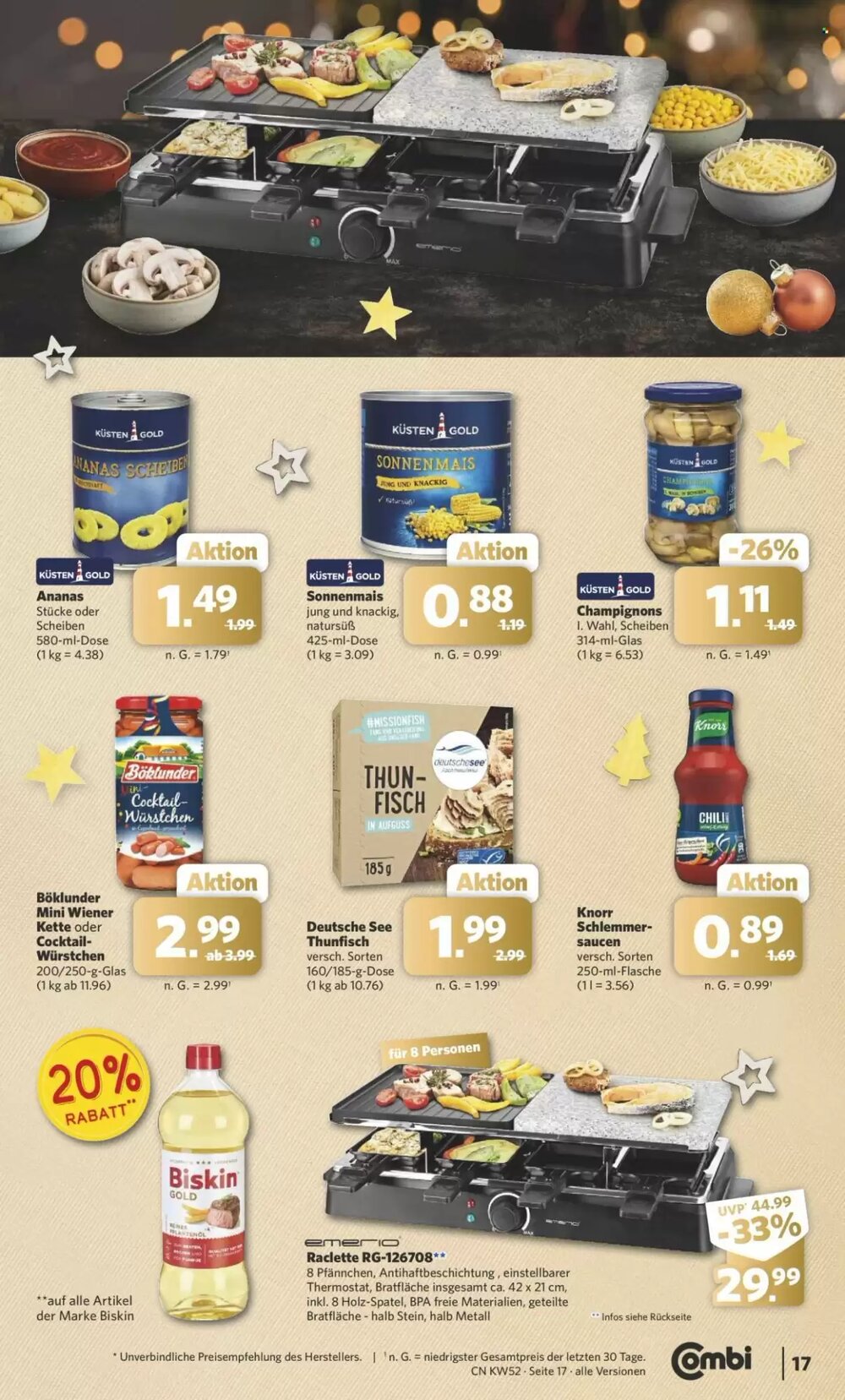 Combi Prospekt (ab 22.12.2025) zum Blättern - Seite 17