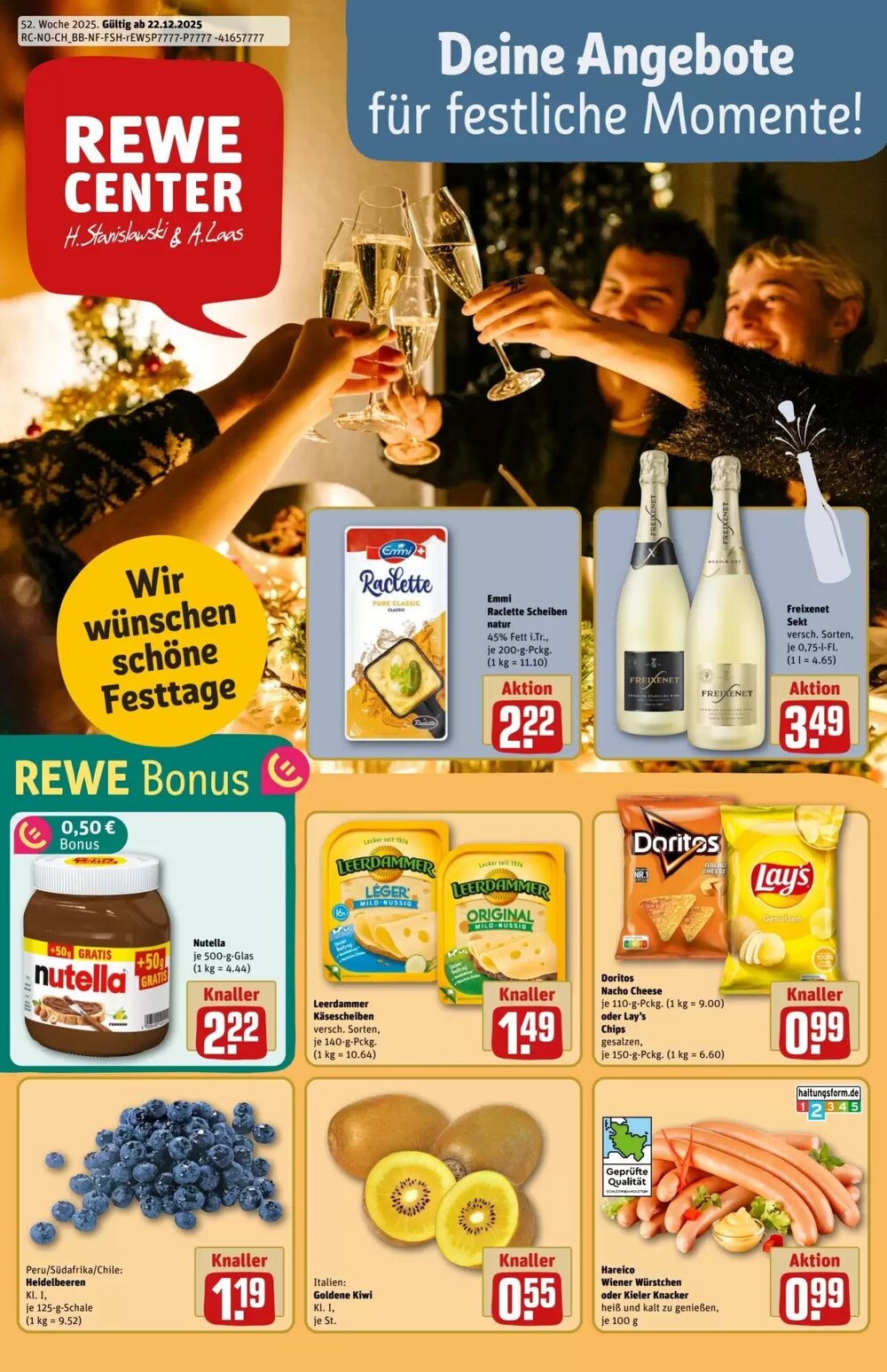 REWE Center Prospekt (ab 22.12.2025) zum Blättern - Seite 1