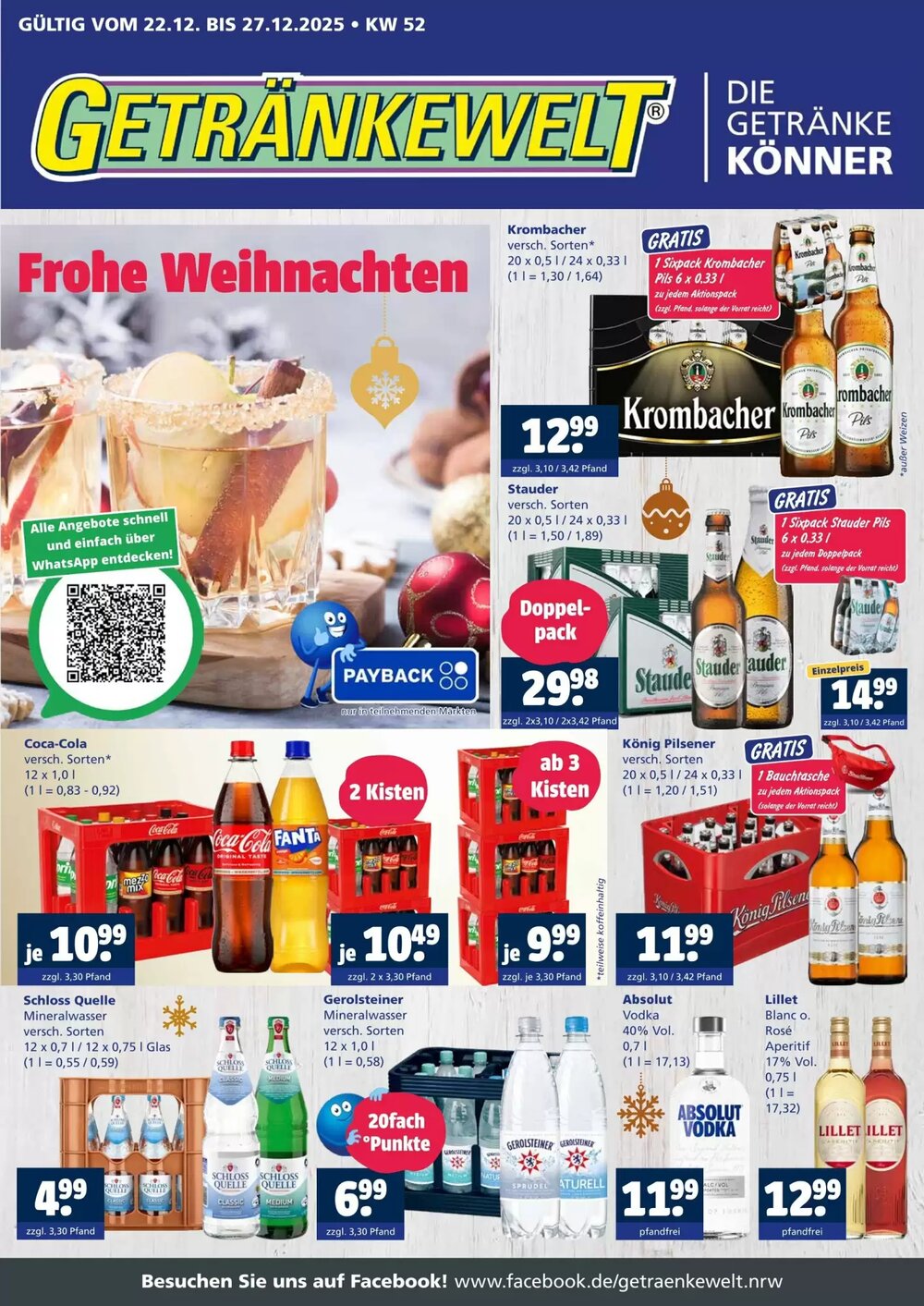 Getränkewelt Prospekt (ab 22.12.2025) zum Blättern - Seite 1