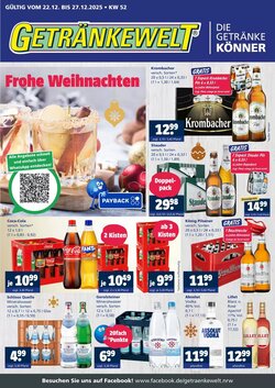 Getränkewelt Prospekt (ab 22.12.2025) zum Blättern