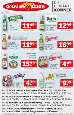 Getränke Oase Prospekt (ab 22.12.2025) zum Blättern