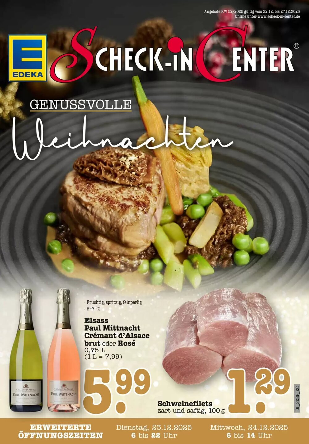 Scheck-in-Center Prospekt (ab 22.12.2025) zum Blättern - Seite 1