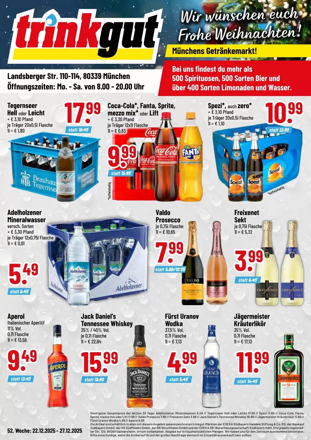 trinkgut Prospekt (ab 22.12.2025) zum Blättern - Seite 1