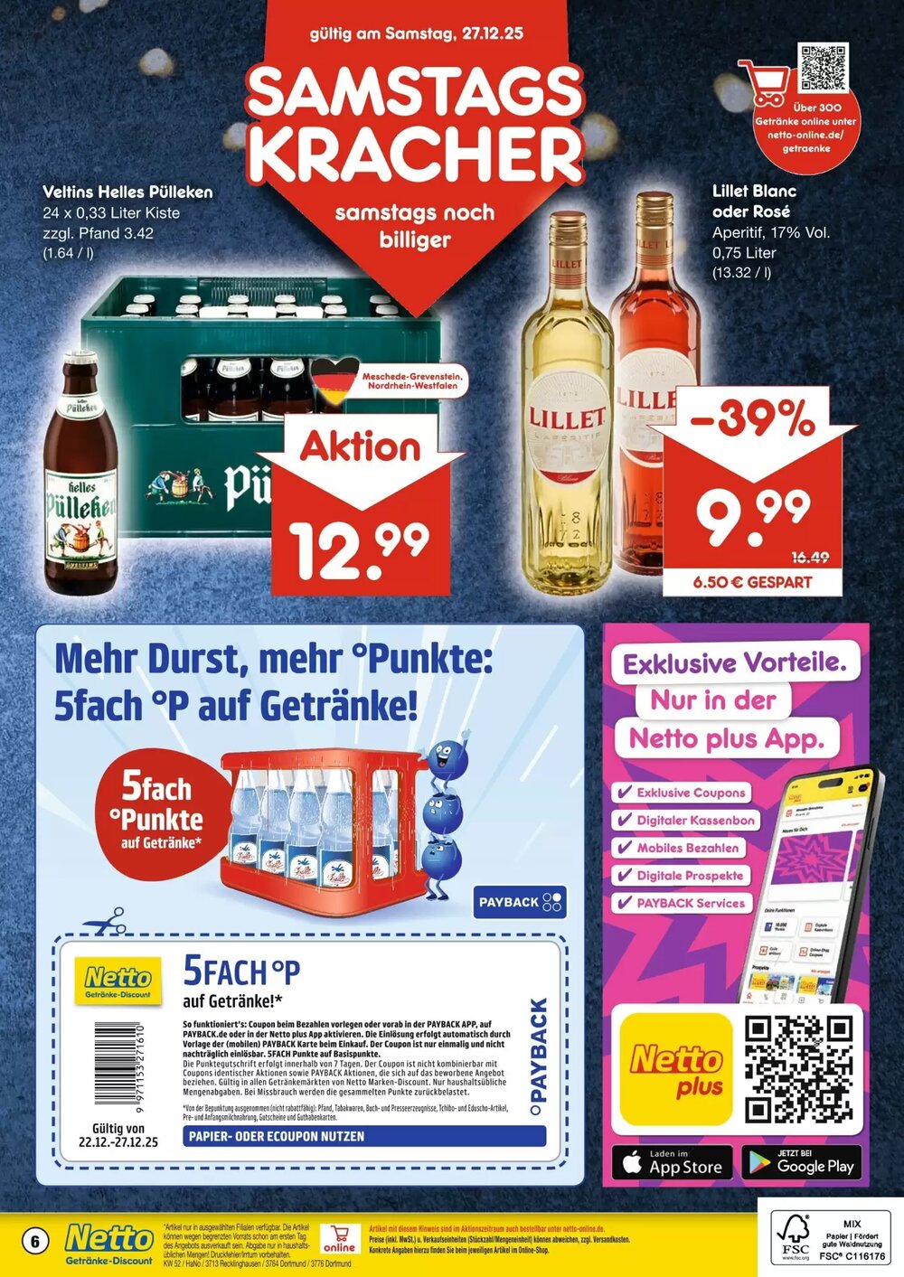 Netto Getränke Discount Prospekt (ab 22.12.2025) zum Blättern - Seite 6