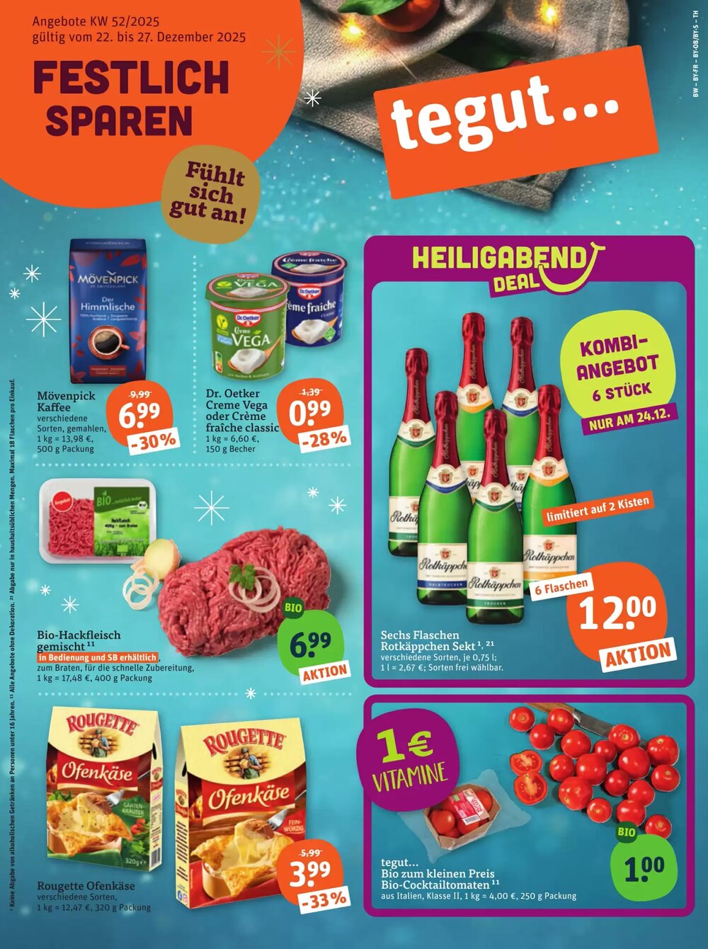 tegut Prospekt (ab 22.12.2025) zum Blättern - Seite 3