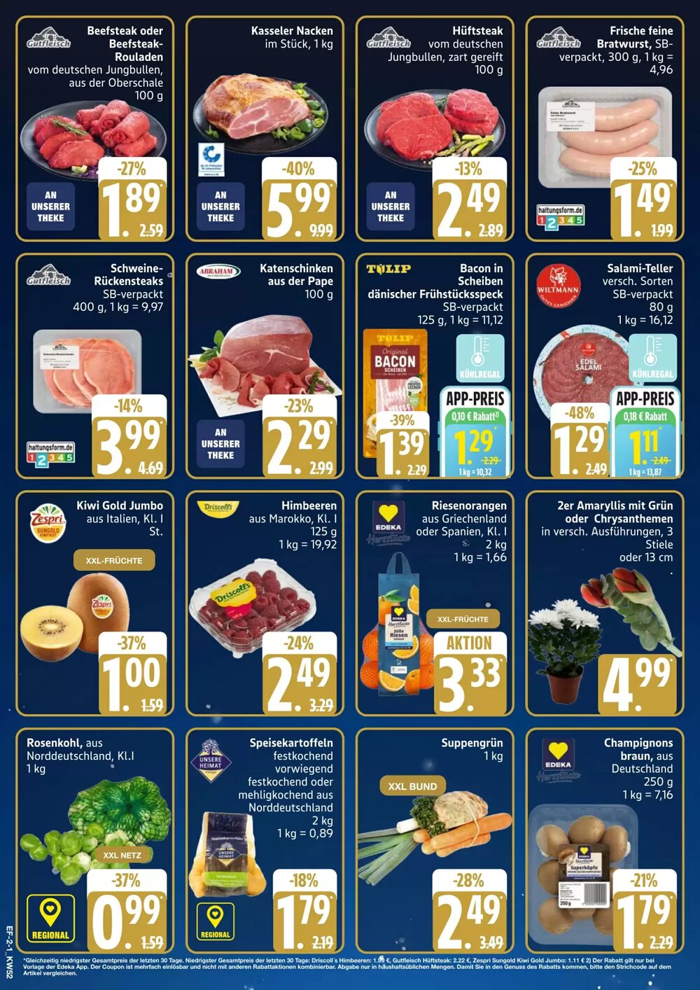 Edeka Frischemarkt Prospekt (ab 22.12.2025) zum Blättern - Seite 2