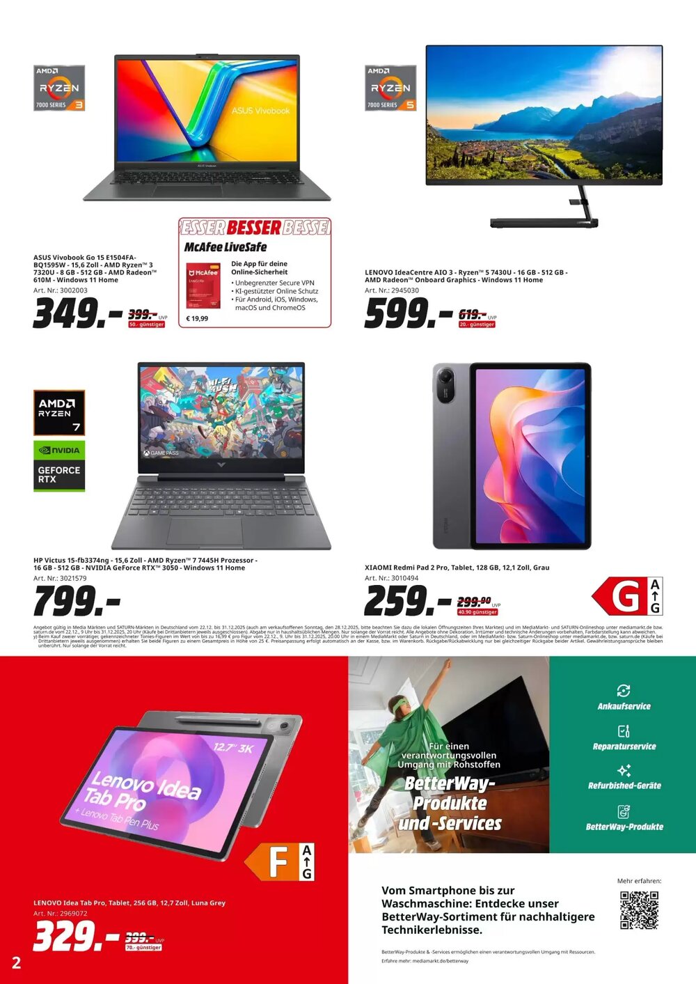 MediaMarkt Prospekt (ab 22.12.2025) zum Blättern - Seite 2