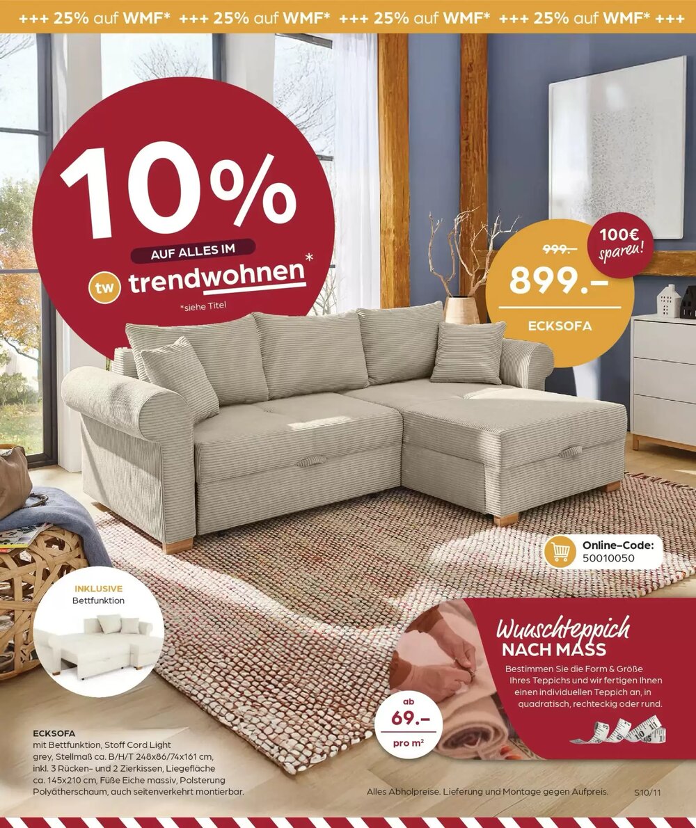 Trends Möbel Prospekt (ab 22.12.2025) zum Blättern - Seite 11