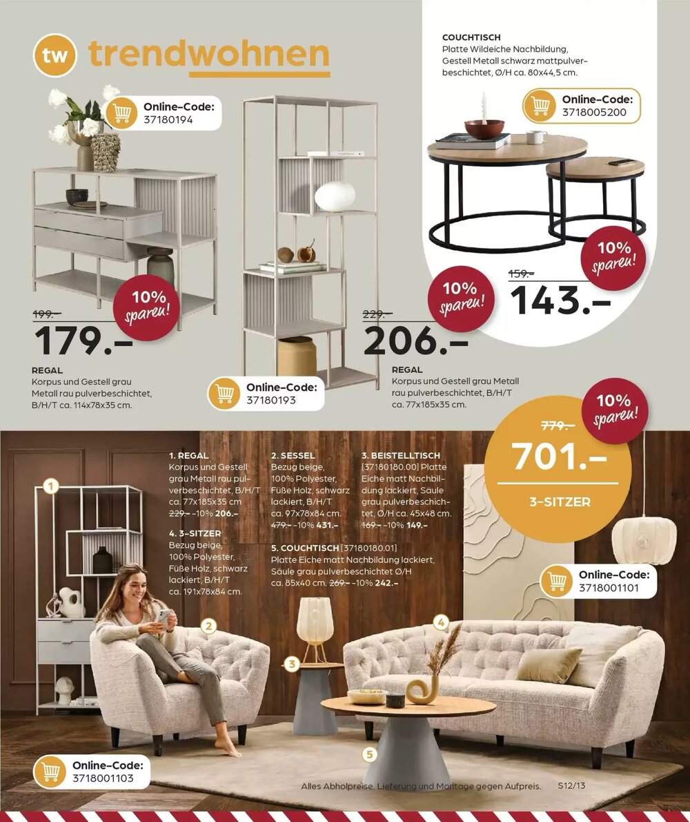 Trends Möbel Prospekt (ab 22.12.2025) zum Blättern - Seite 13