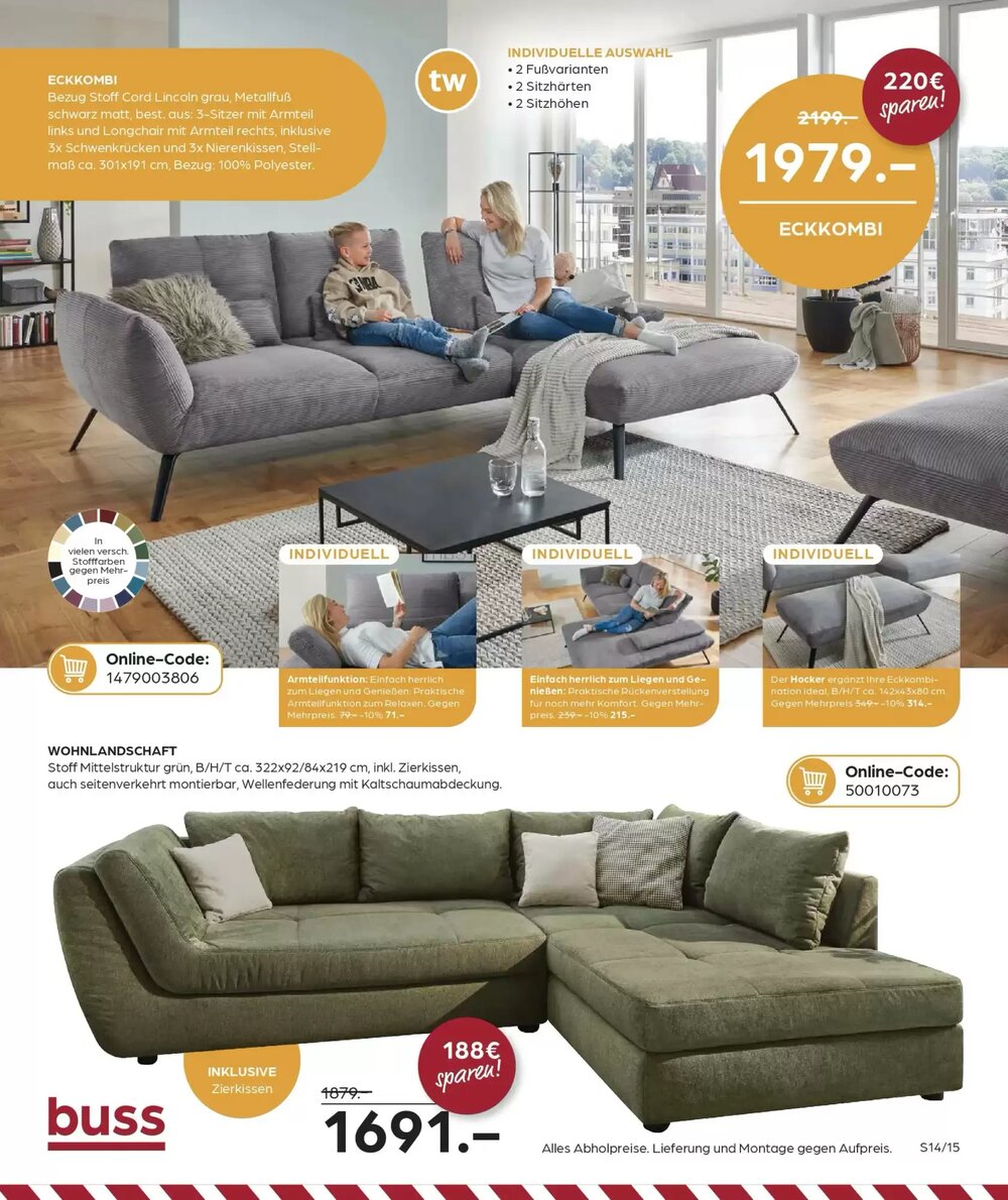 Trends Möbel Prospekt (ab 22.12.2025) zum Blättern - Seite 14