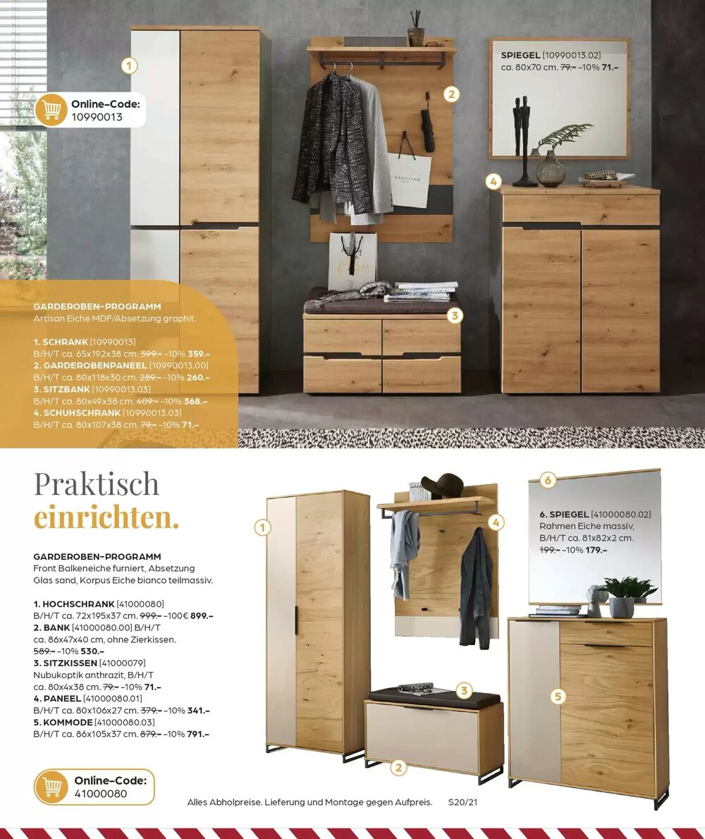 Trends Möbel Prospekt (ab 22.12.2025) zum Blättern - Seite 21