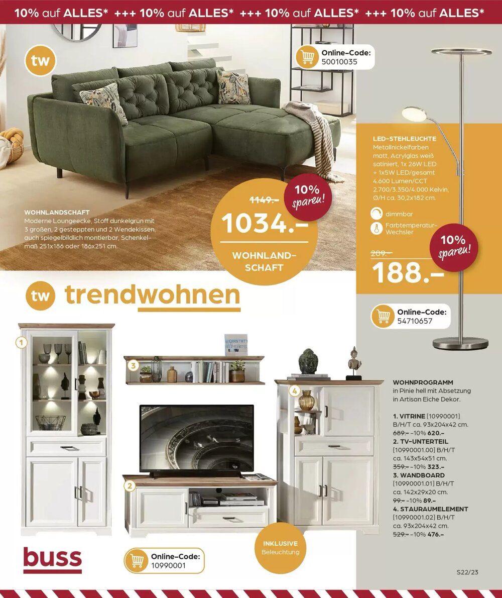 Trends Möbel Prospekt (ab 22.12.2025) zum Blättern - Seite 22