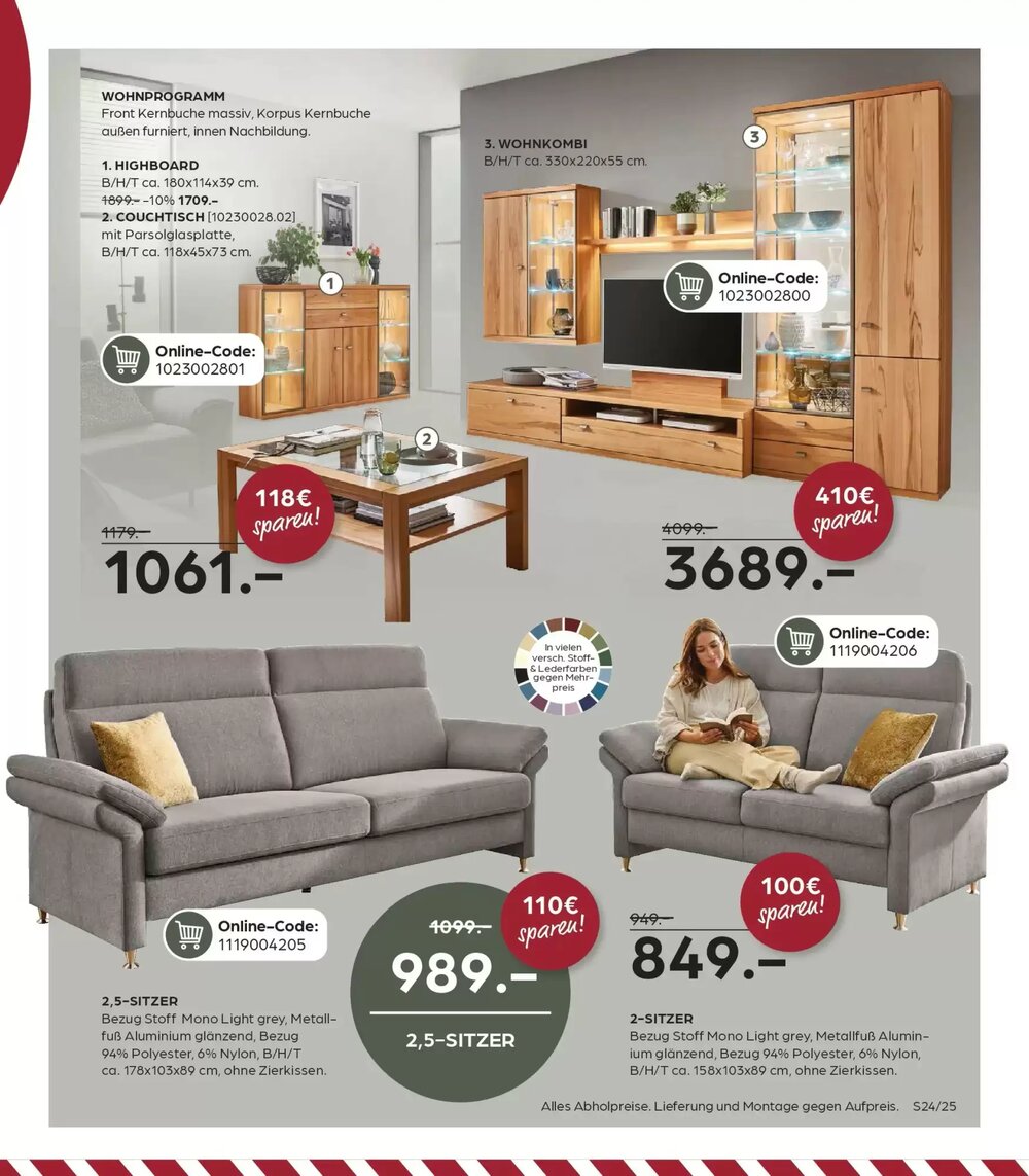 Trends Möbel Prospekt (ab 22.12.2025) zum Blättern - Seite 25