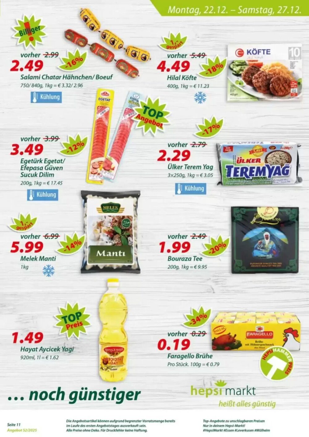 Hepsi-Markt Prospekt (ab 22.12.2025) zum Blättern - Seite 11