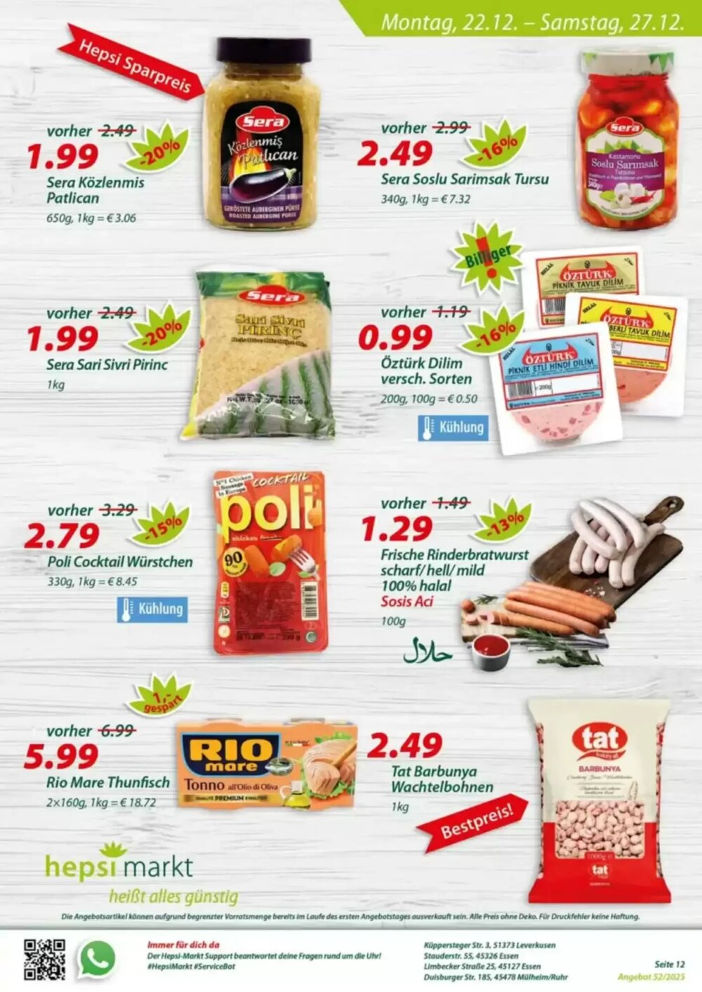 Hepsi-Markt Prospekt (ab 22.12.2025) zum Blättern - Seite 12