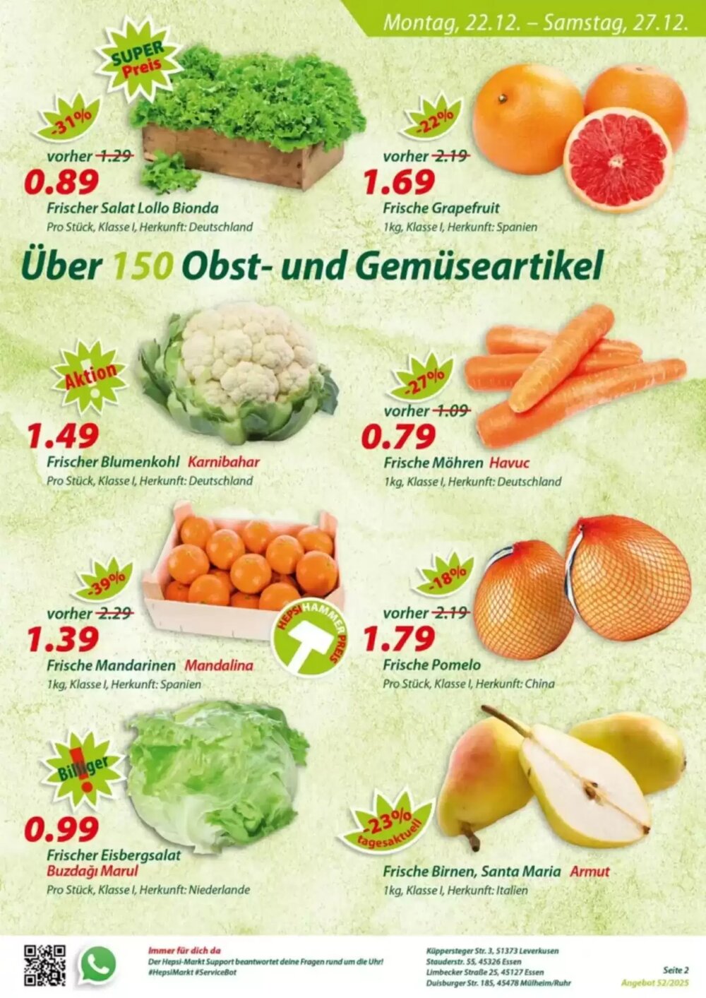 Hepsi-Markt Prospekt (ab 22.12.2025) zum Blättern - Seite 2