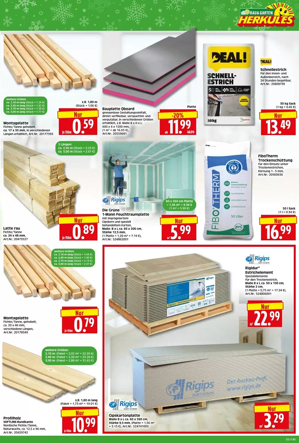 Herkules Baumarkt Prospekt (ab 22.12.2025) zum Blättern - Seite 5
